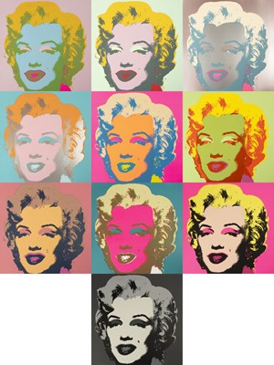 Lot 10 - Andy Warhol (1928-1987), (After) - Sunday B. Morning "Marilyn" (full suite)