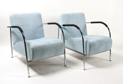 Lot 91 - A Pair of Memphis Lounge Chairs