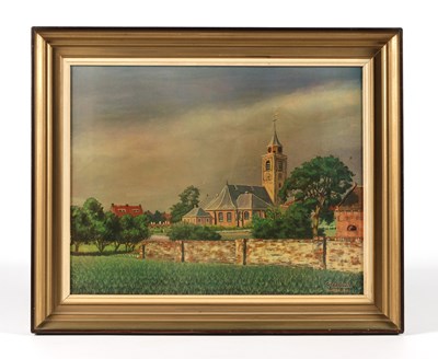 Lot 991 - Lot van acht Schilderijen en Prenten in lijst