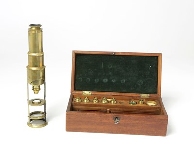 Lot 54 - A Martin-Type Improved Compound Drum Microscope, ca 1850