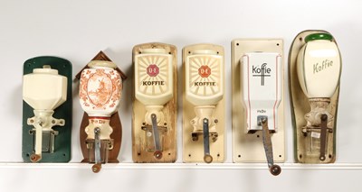 Lot 72 - Eleven Wall Mounted Coffee Grinders