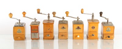 Lot 106 - Seventeen Hand Coffee Grinders