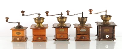 Lot 109 - Ten Hand Coffee Grinders