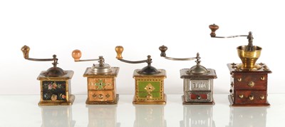 Lot 111 - Eleven Hand Coffee Grinders