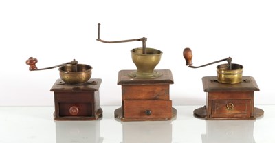 Lot 113 - Six Hand Coffee Grinders