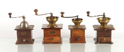 Lot 114 - Seven Hand Coffee Grinders