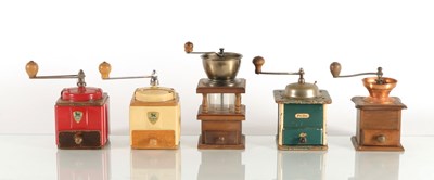 Lot 122 - Nine Hand Coffee Grinders