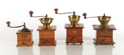 Lot 124 - Nine Hand Coffee Grinders