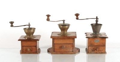 Lot 130 - Six Hand Coffee Grinders