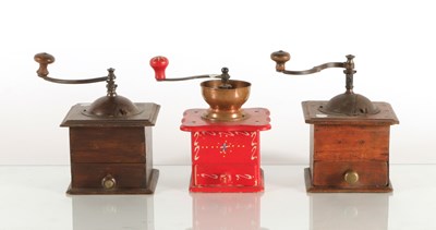 Lot 134 - Six Hand Coffee Grinders