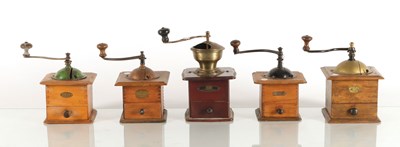 Lot 137 - Nine Hand Coffee Grinders