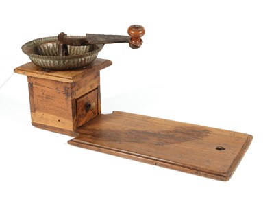 Lot 158 - 19th Century Coffee Grinder with Seat/Stabiliser