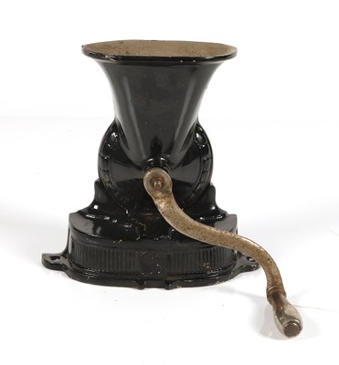 Lot 197 - Nicolas Porta Cast Iron Coffee Grinder No. 3.