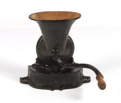 Lot 199 - Nicolas Porta Cast Iron Coffee Grinder No. 4.