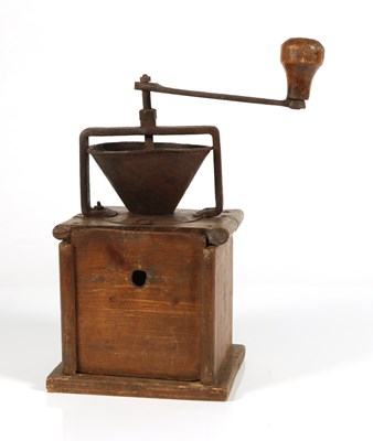 Lot 231 - 18th/19th century Wooden-Cased Coffee Mill