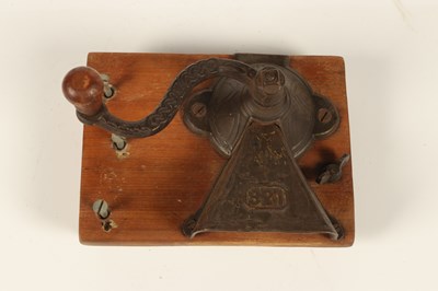 Lot 260 - Cast Iron Wall Mount Coffee Mill, by L&S.