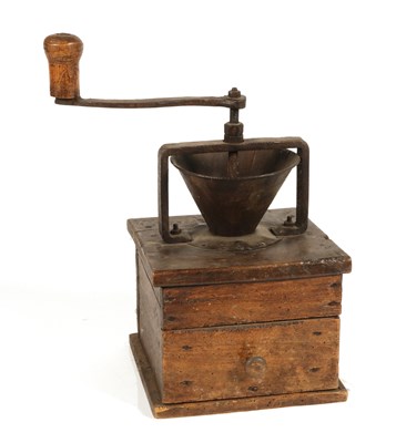 Lot 265 - 18th/19th Century Box Coffee Grinder