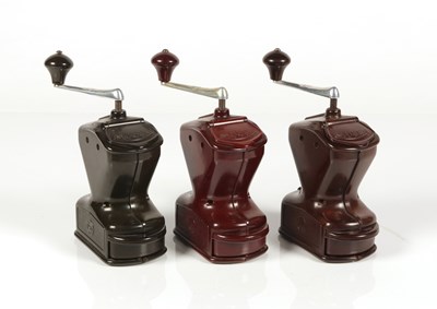 Lot 320 - Three Mocca Grinders, by Kissing & Möllman