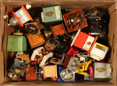 Lot 404 - Large Collection of Miniature Coffee Grinders