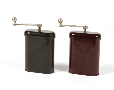 Lot 416 - Two Tramp Bakelite Coffee Grinders, 1940