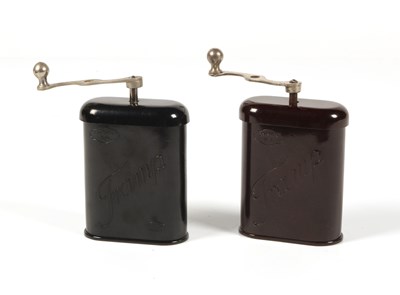 Lot 417 - Two Tramp Bakelite Coffee Grinders, 1940