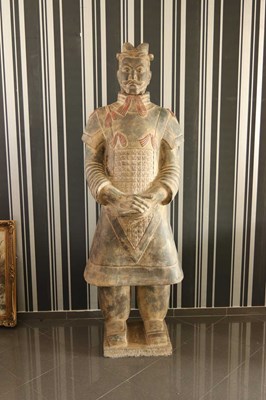 Lot 751 - A Chinese Terracotta Warrior