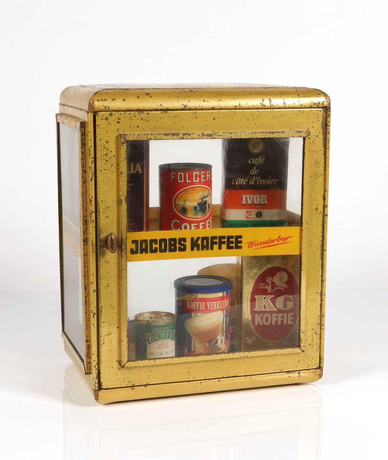 Jacobs Display Lot 452 - Vintage Jacobs Coffee Display Cabinet