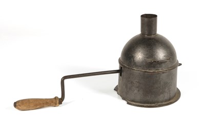 Lot 468 - A French Cast Iron Coffee Roaster