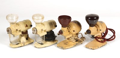 Lot 496 - Four Electric Coffee Grinders