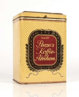 Lot 511 - A Large Coffee Tin from Peeze's Koffie Arnhem