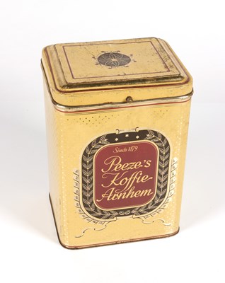 Lot 511 - A Large Coffee Tin from Peeze's Koffie Arnhem