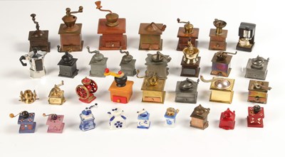 Lot 523 - A Collection of Miniature Coffee Grinders