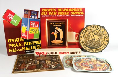 Lot 540 - A Collection of Coffee Advertising Boards.