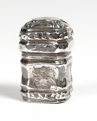 Lot 728 - A Silver Snuff box Loderein "Hungary Water"