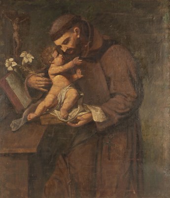 Lot 684 - Saint Anthony of Padua with the Infant Christ