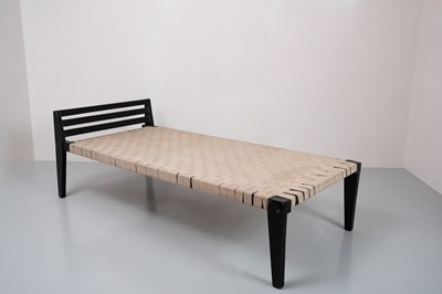 Lot 17 - A Teak Daybed, by Pierre Jeanneret (1896–1967)