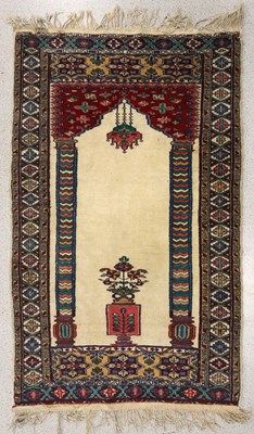 Lot 1271 - Turkish Hand Knotted Prayer Rug