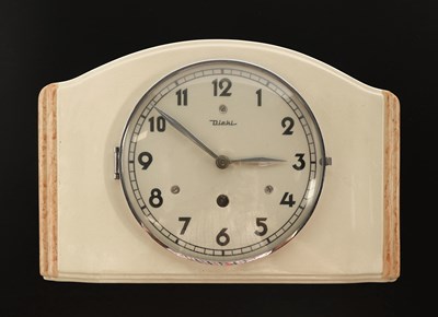 Lot 851 - A Diehl Art Deco Ceramic WallClock