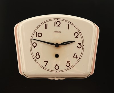 Lot 853 - A Kaiser Vintage Ceramic Wall  Clock