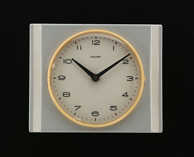 Lot 859 - A Trumpf Ceramic Wall Clock