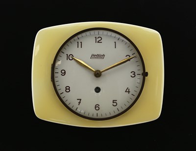 Lot 865 - A Hettich Schwebegang Ceramic Wall clock