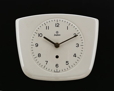 Lot 866 - A Junghans  Ceramic Wall Clock