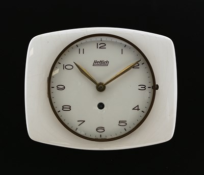 Lot 869 - A Hettich Schwebegang Ceramic Wall clock