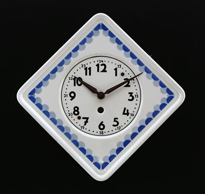 Lot 878 - A Ceramic Wall Clock