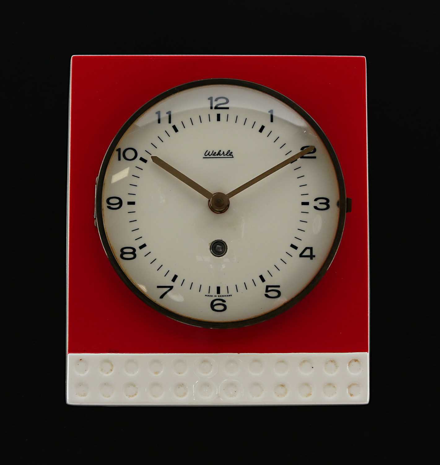 Lot 891 - A Wehrle  Ceramic Wall Clock