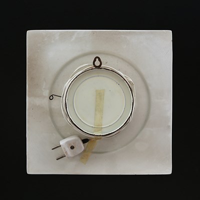 Lot 904 - A Mauthe Synchron Ceramic Wall Clock