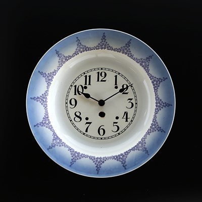 Lot 928 - A Ceramic Wall Clock