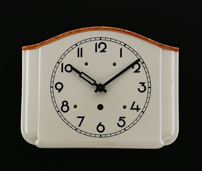 Lot 937 - An Art Deco  Ceramic Wall Clock