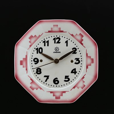 Lot 942 - A Junghans Ceramic Wall Clock