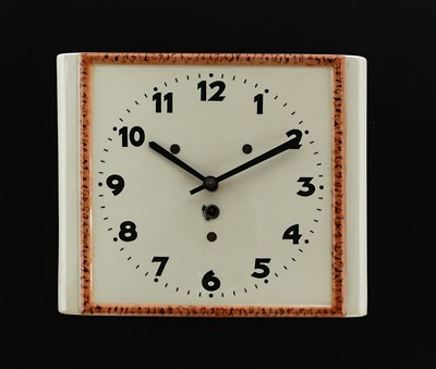 Lot 944 - An Art Deco  Ceramic Wall Clock